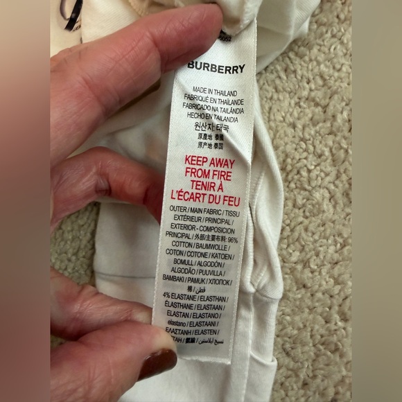 Burberry‎ Baby Onesie Robot Teddy Coverall Size 6 Months - Picture 6 of 9